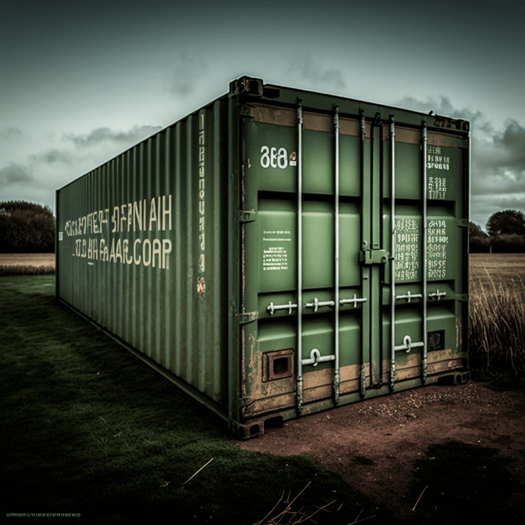 felixstowe shipping container illustration